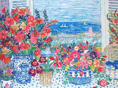 レスリー・セイヤーの絵画作品　タイトルは、ラバレンシア